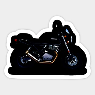 Black Grom Motorcycle Sticker Sticker